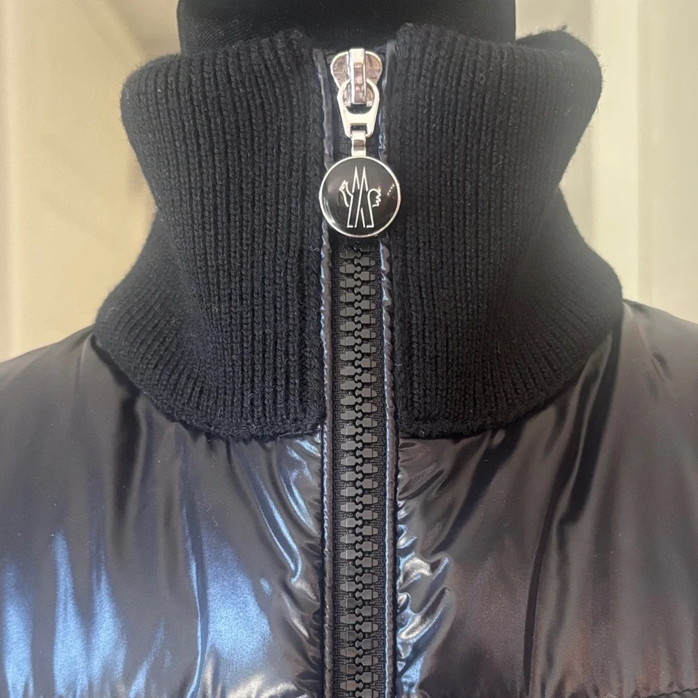 Moncler Padded Wool Cardigan Jacket Size S Authentic - Picture 6 of 17